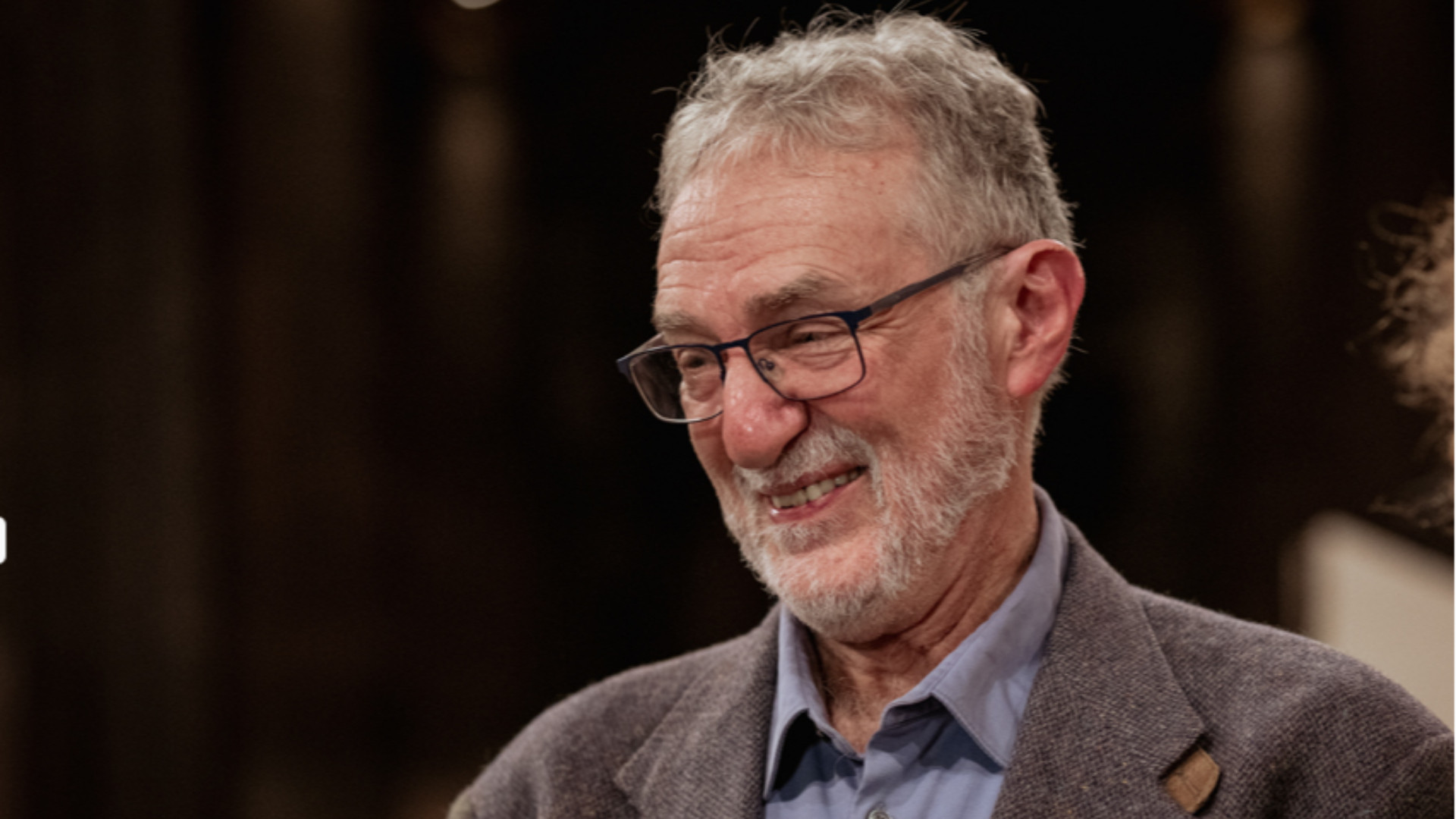 Il rabbino Jeremy Milgrom durante una sua visita a Cremona