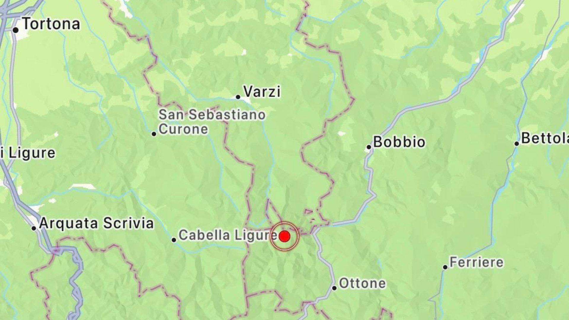 Scossa di terremoto nel Piacentino, epicentro a Zerba