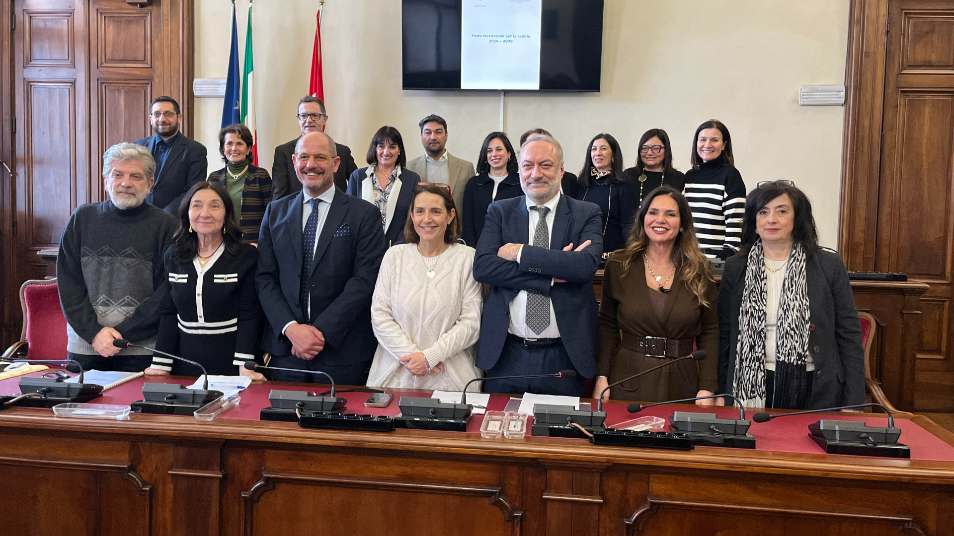 Firmato il patto territoriale per la scuola, «Strumento di grande valore»