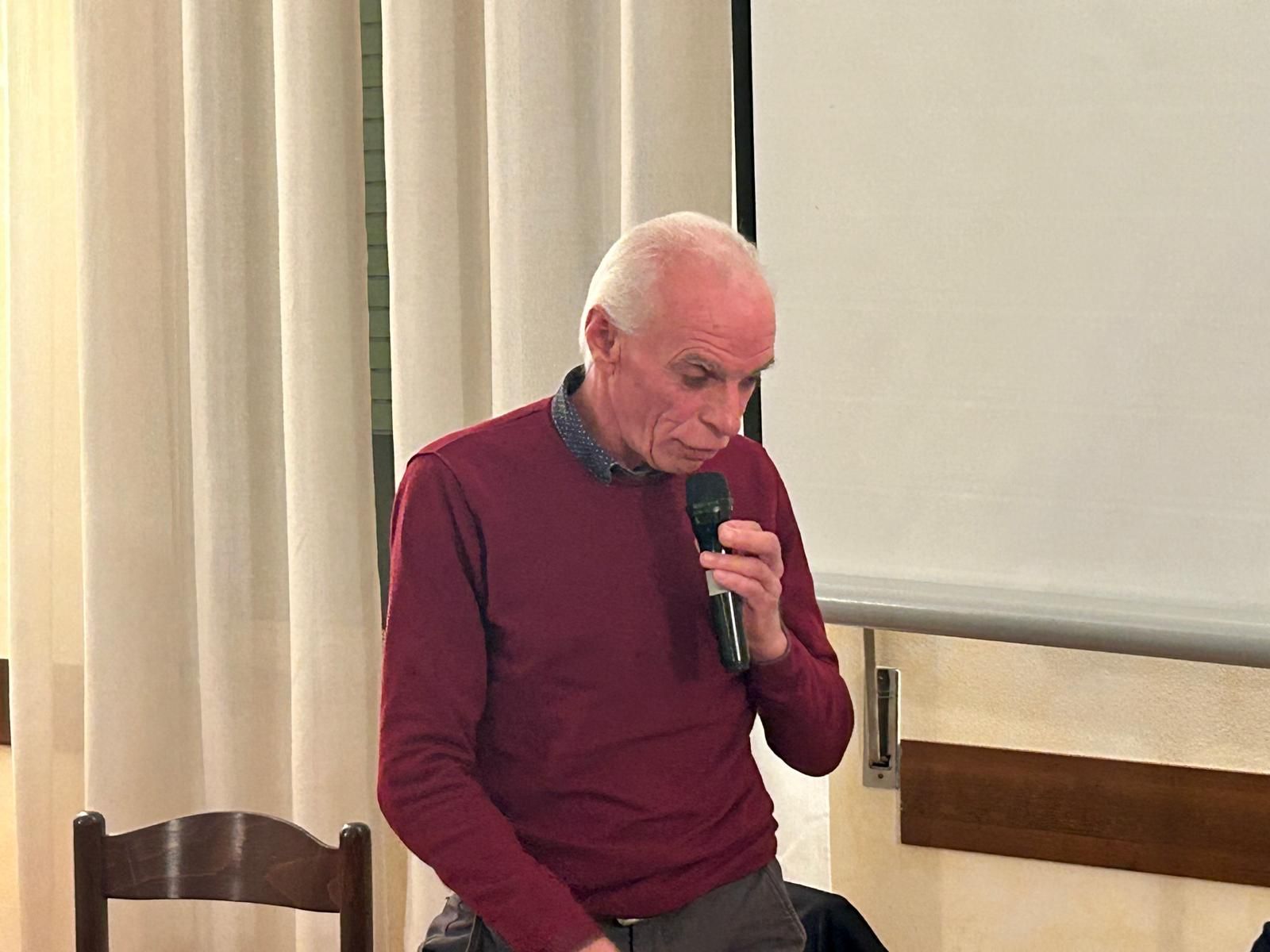 Il sindaco di Corte Brugnatella Renato Bertonazzi