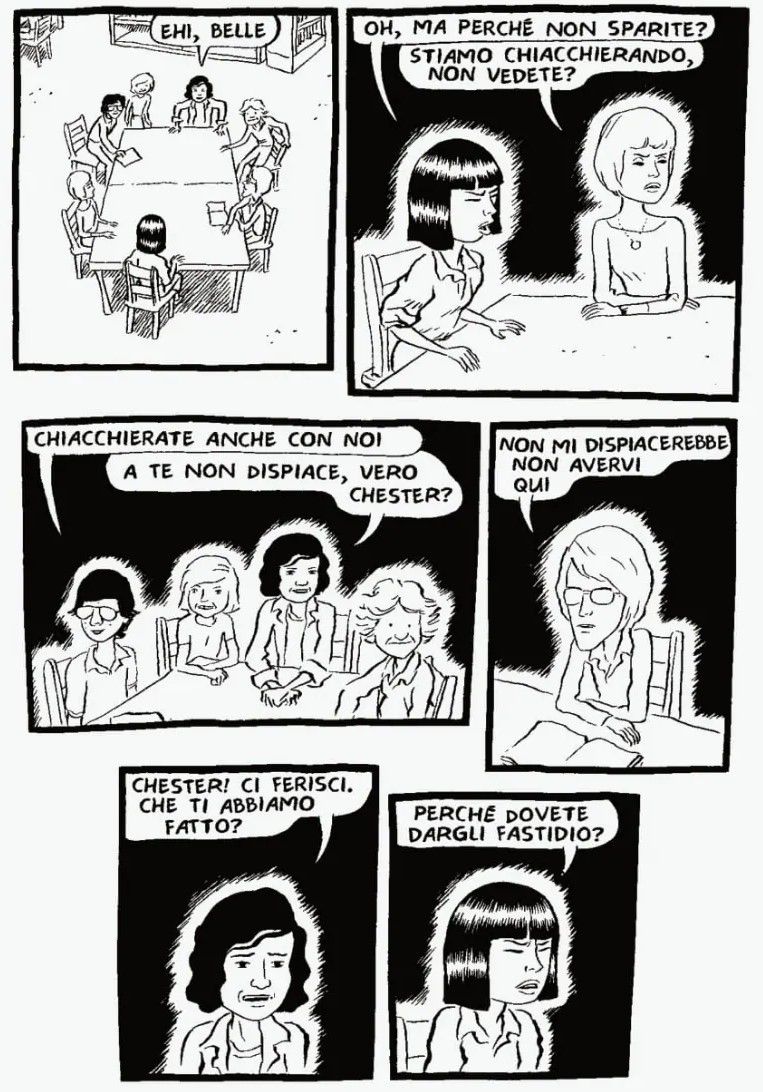 Una tavola di Brown in "Non mi sei mai piaciuto"