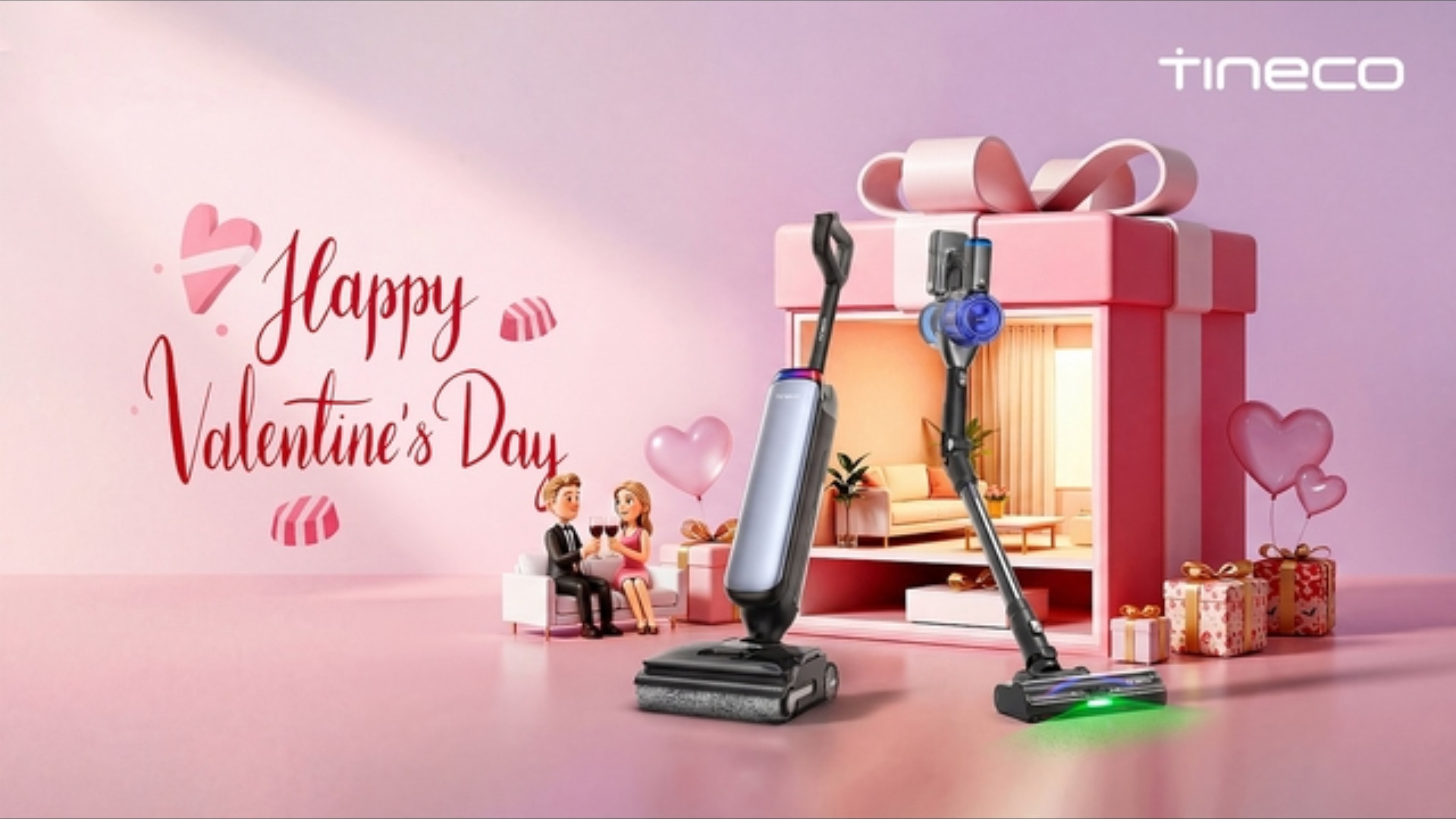 Per San Valentino, un gesto d’amore che inizia dalla casa: le offerte Amazon di Tineco