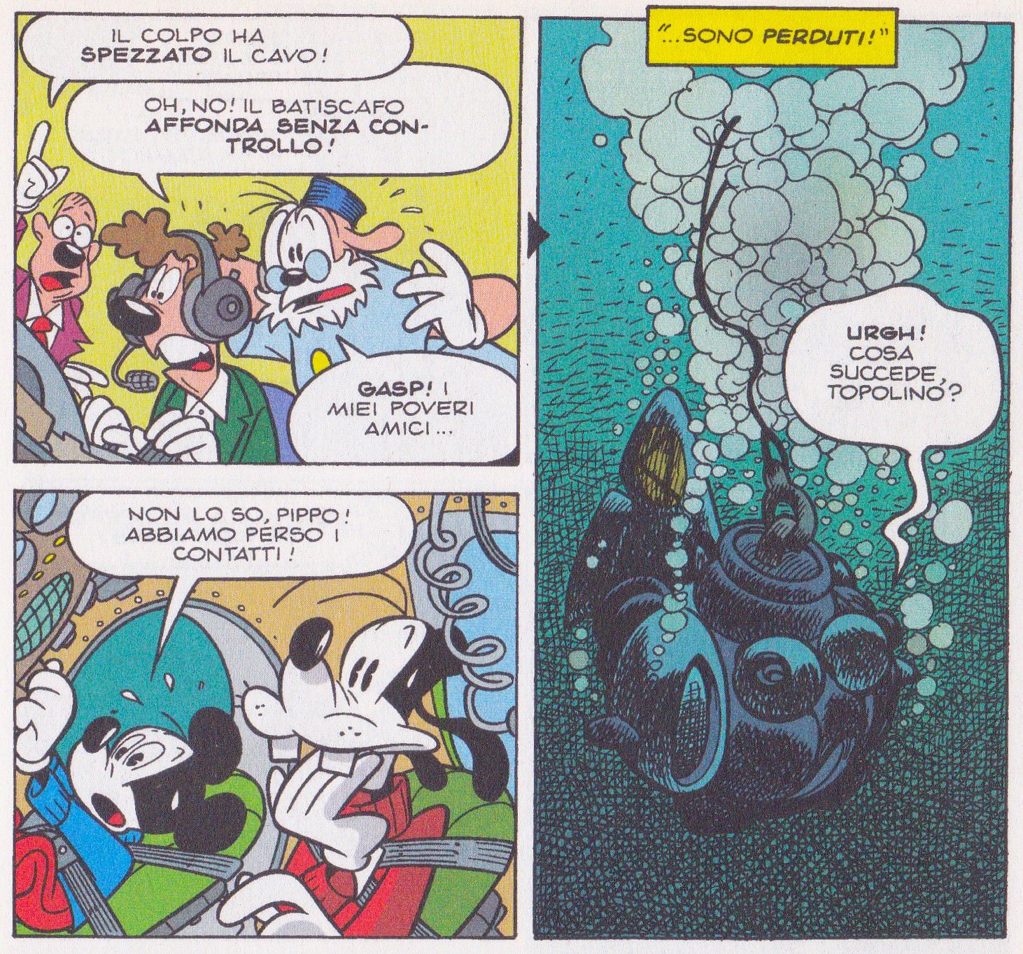 La situazione si fa seria e la vignetta raddoppia per comunicarla meglio