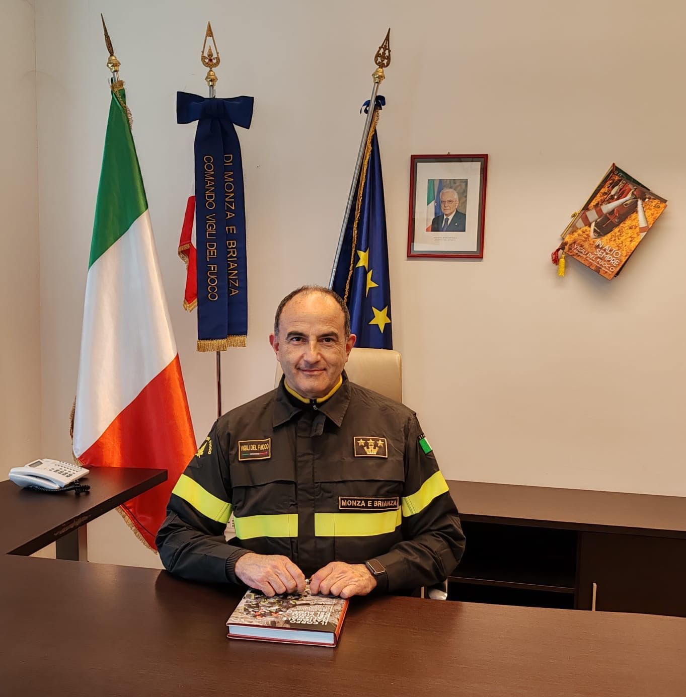Il comandante provinciale, Vito Cristino