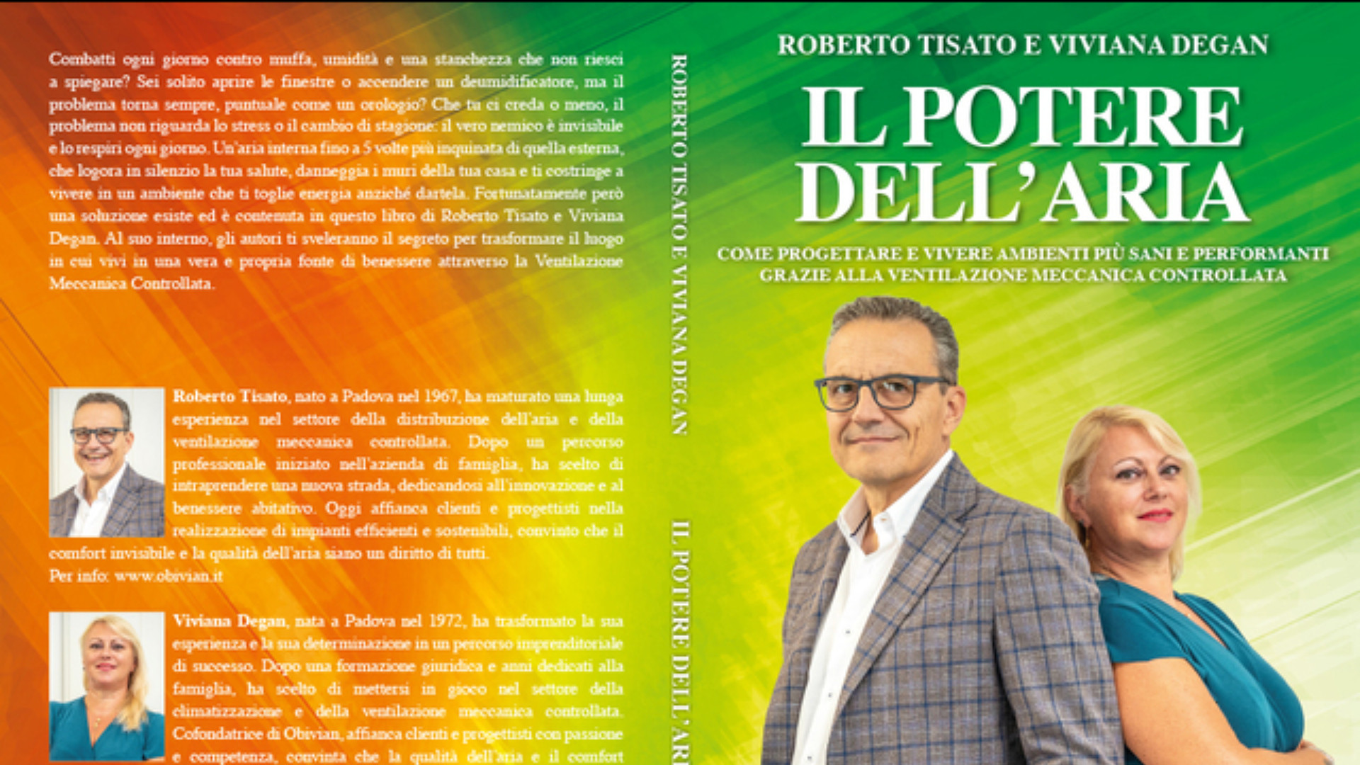 Roberto Tisato e Viviana Degan lanciano il Bestseller “Il Potere Dell’Aria”