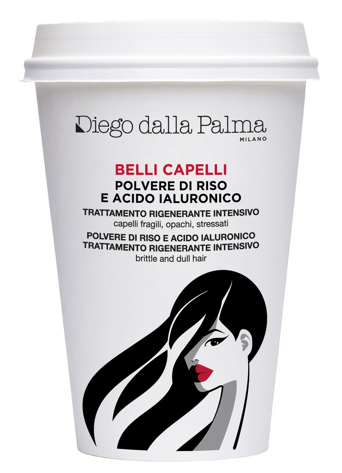 Polvere di riso e acido ialuronico Belli Capelli, Diego Dalla Palma Milano. Trattamento rigenerante intensivo per capelli fragili 