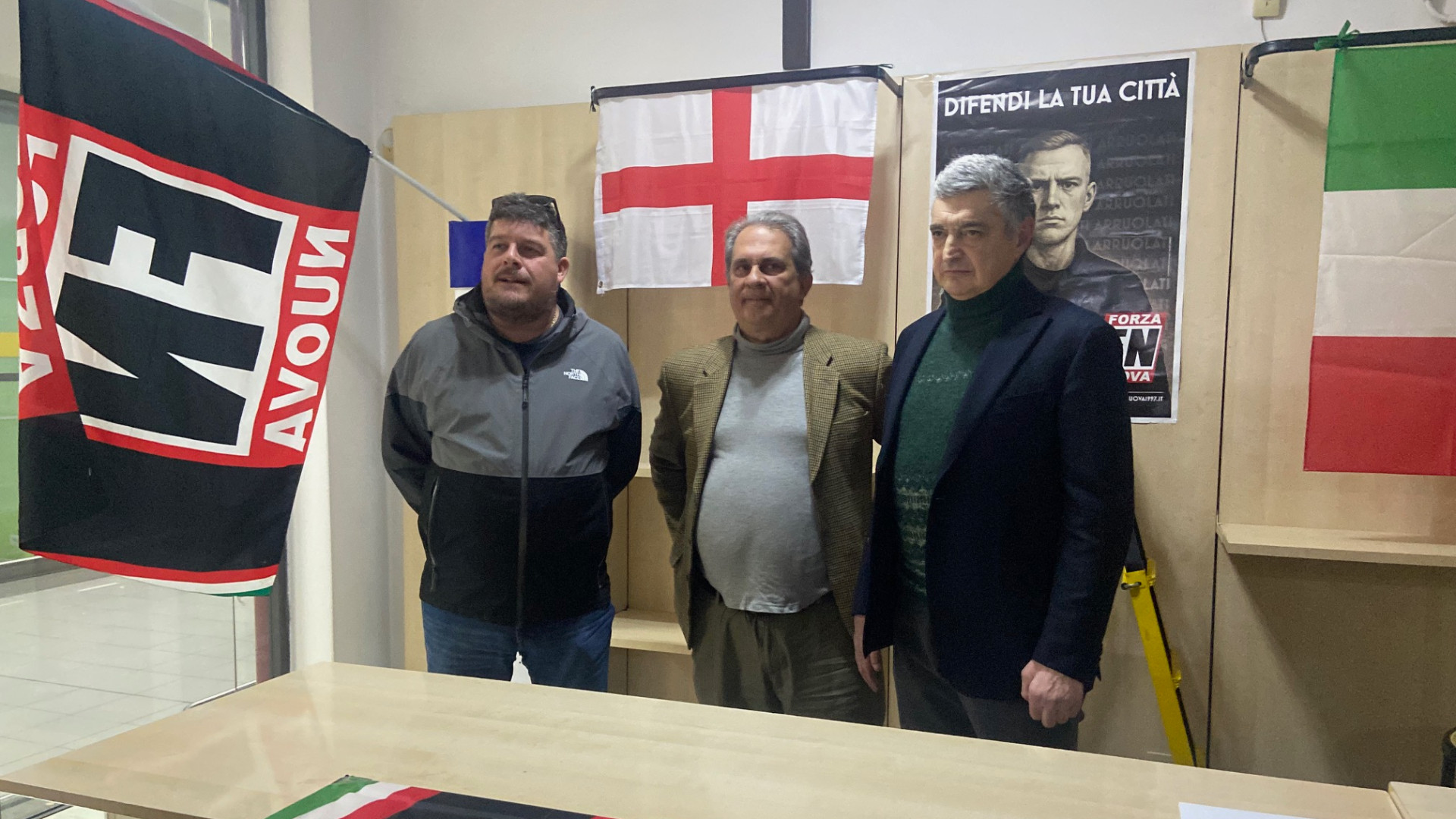 Tra gli slogan inaugurata la sede di Forza Nuova