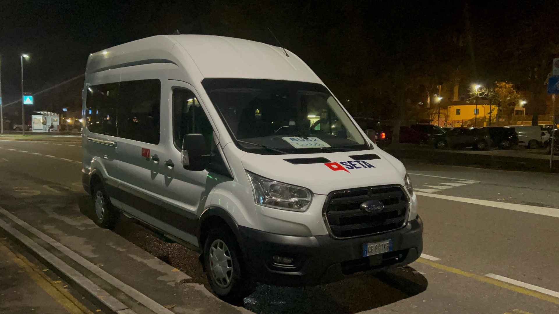 Un mezzo impiegato per il servizio Tuobus