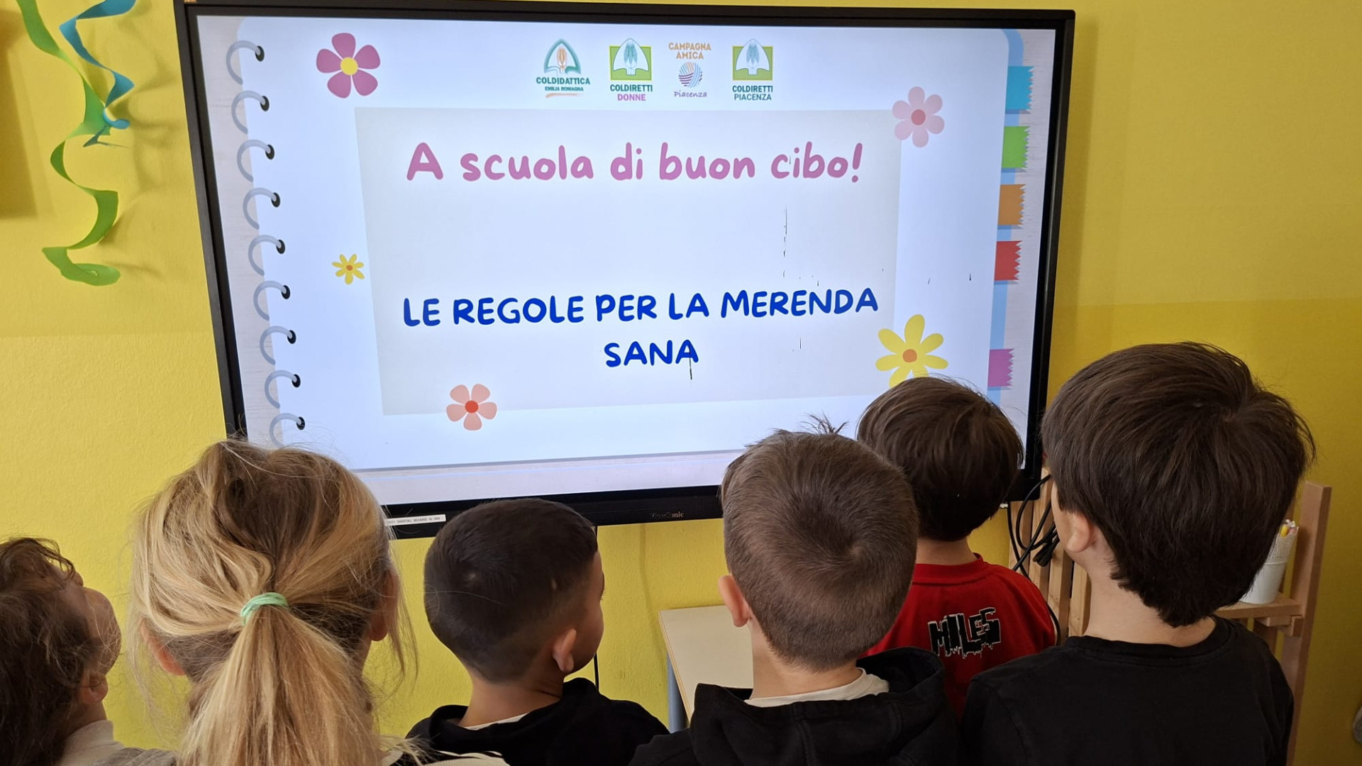 "A scuola di buon cibo" con Coldiretti