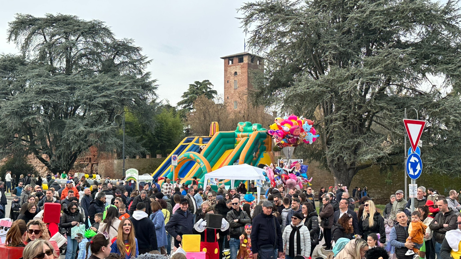 Un momento di festa in occasione del carnevale a Sarmato- © Libertà