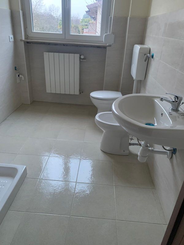 Il bagno dopo l'intervento