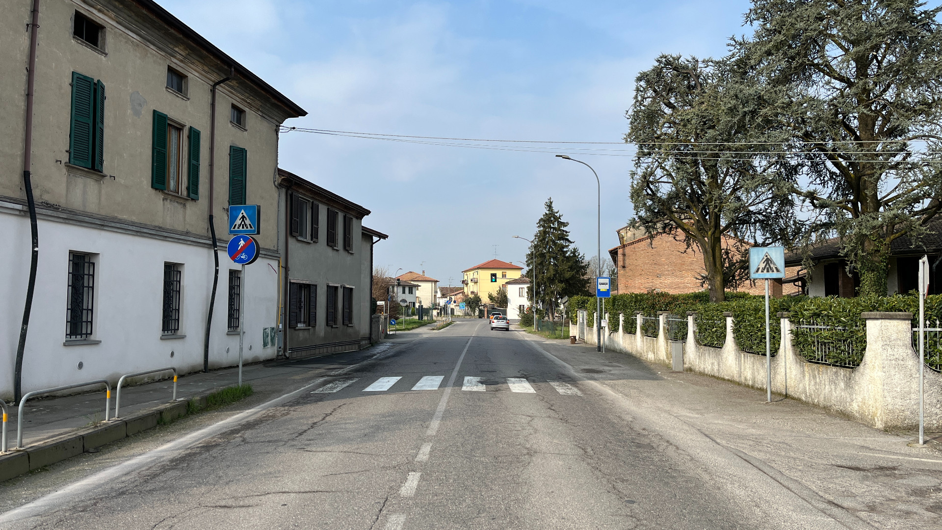 La zona di Caorso in cui è andata in scena l'odiosa truffa ai danni dell'anziana