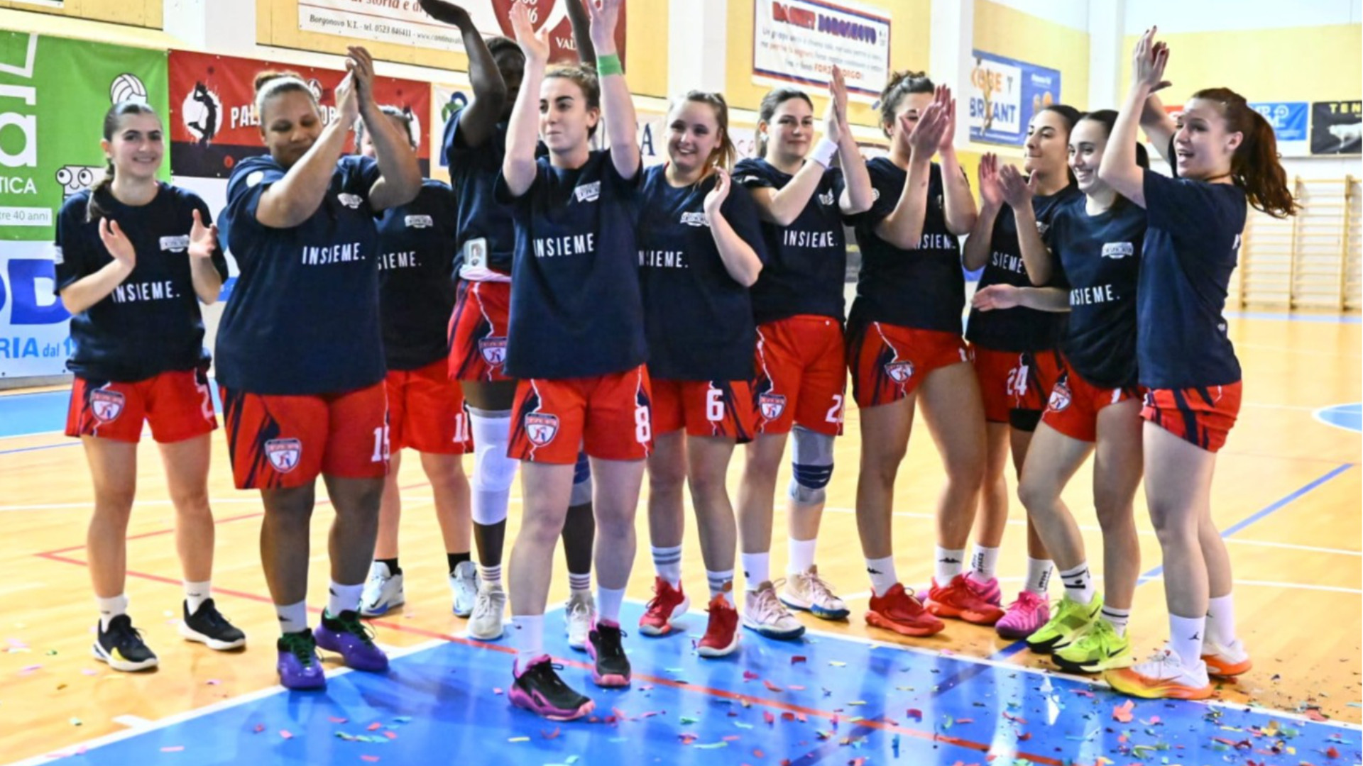 Le ragazze dell'Essegì Borgonovo - Foto Simone Baldrighi