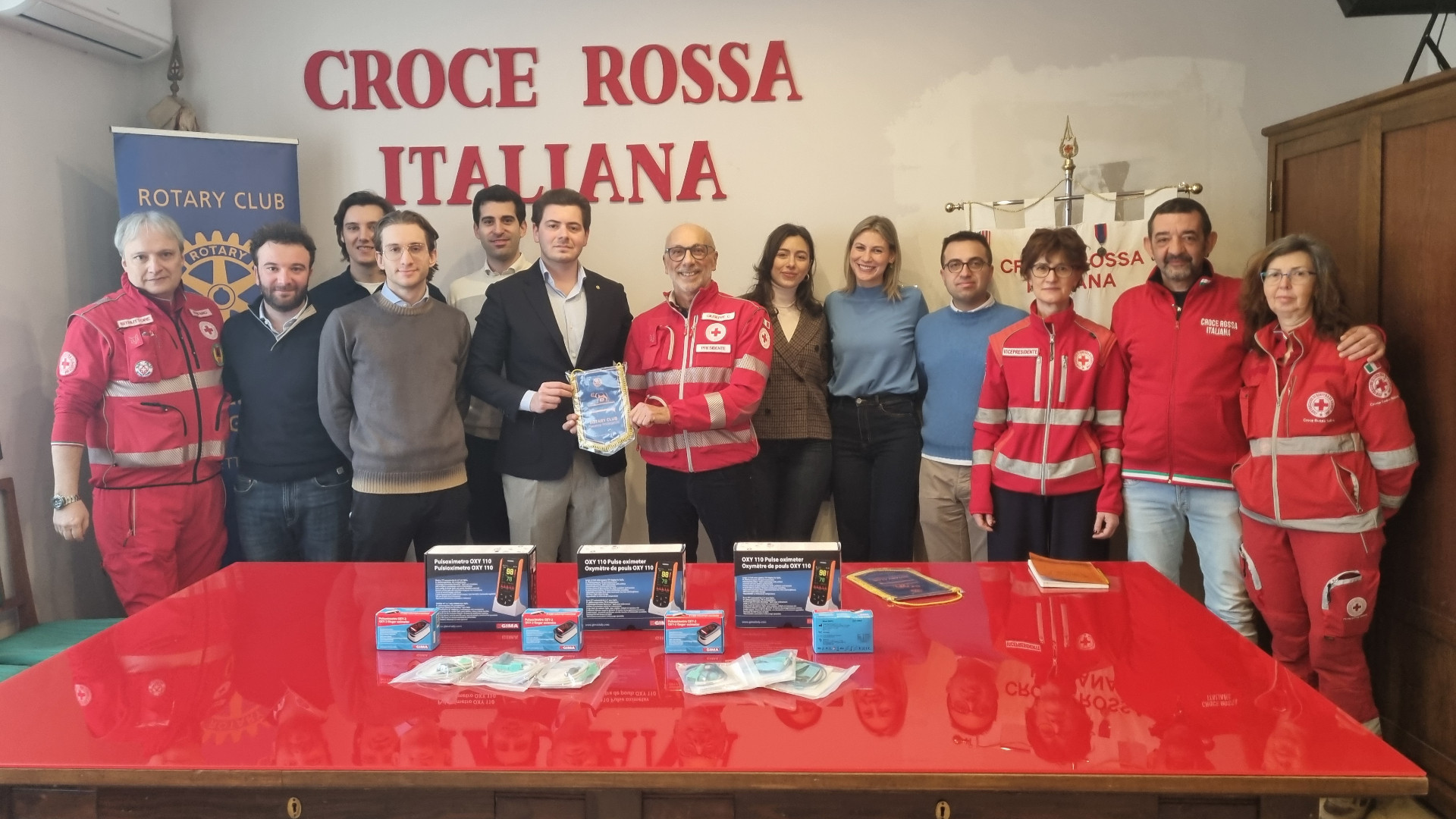 Donazione alla Cri, dal Rotary Primogenita  tre pulsossimetri professionali