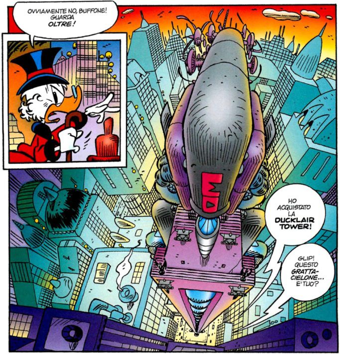 Zio Paperone acquista un grattacielo e cambia la vita di Paperinik