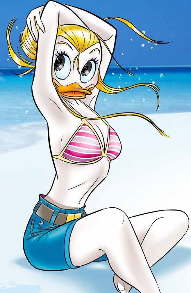 Lyla Lay, giornalista molto vicina a PK. Ma è una droide, Paperina può stare tranquilla