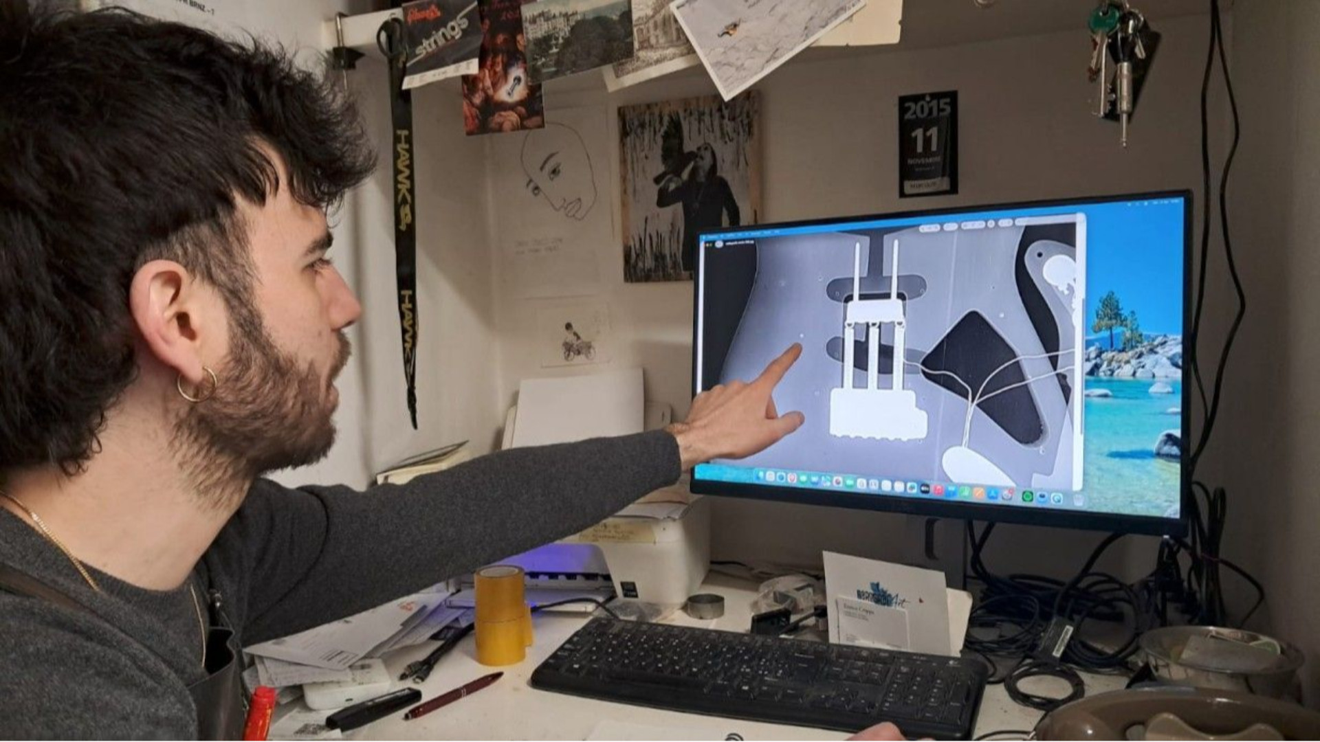 Enrico Crippa nel suo laboratorio