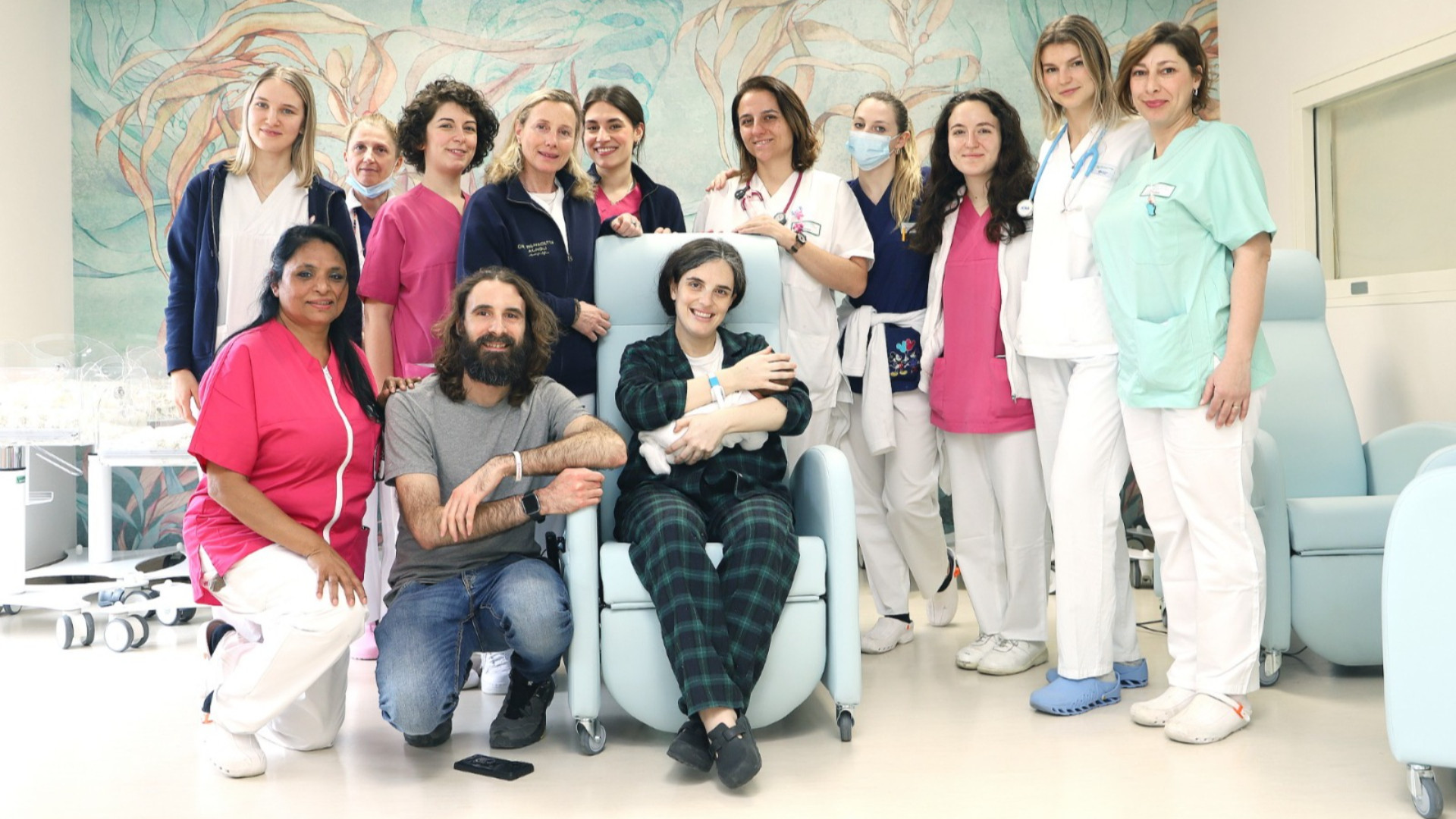 Una famiglia di sindaci accoglie il piccolo Nevio