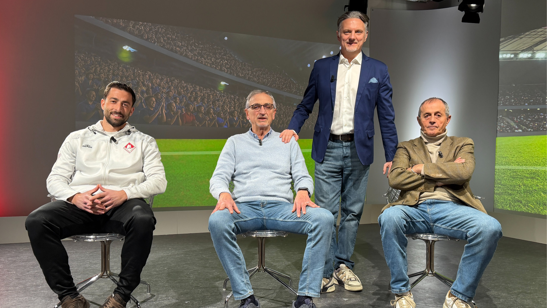 Da sinistra: Lordkipanidze, Gentilotti, Rancati e Villaggi