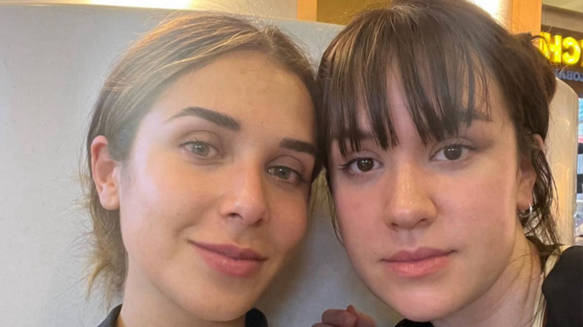 Da sinistra, Maria Vittoria ed Elena Facchini