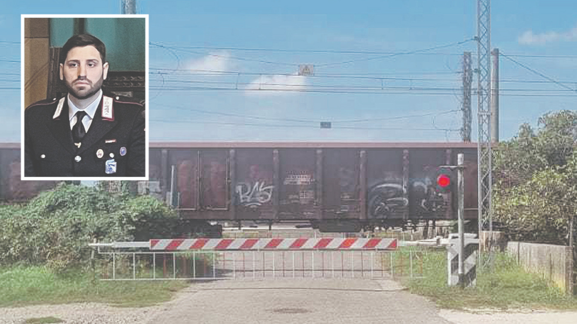 La voce amica del maresciallo salva una donna dai binari