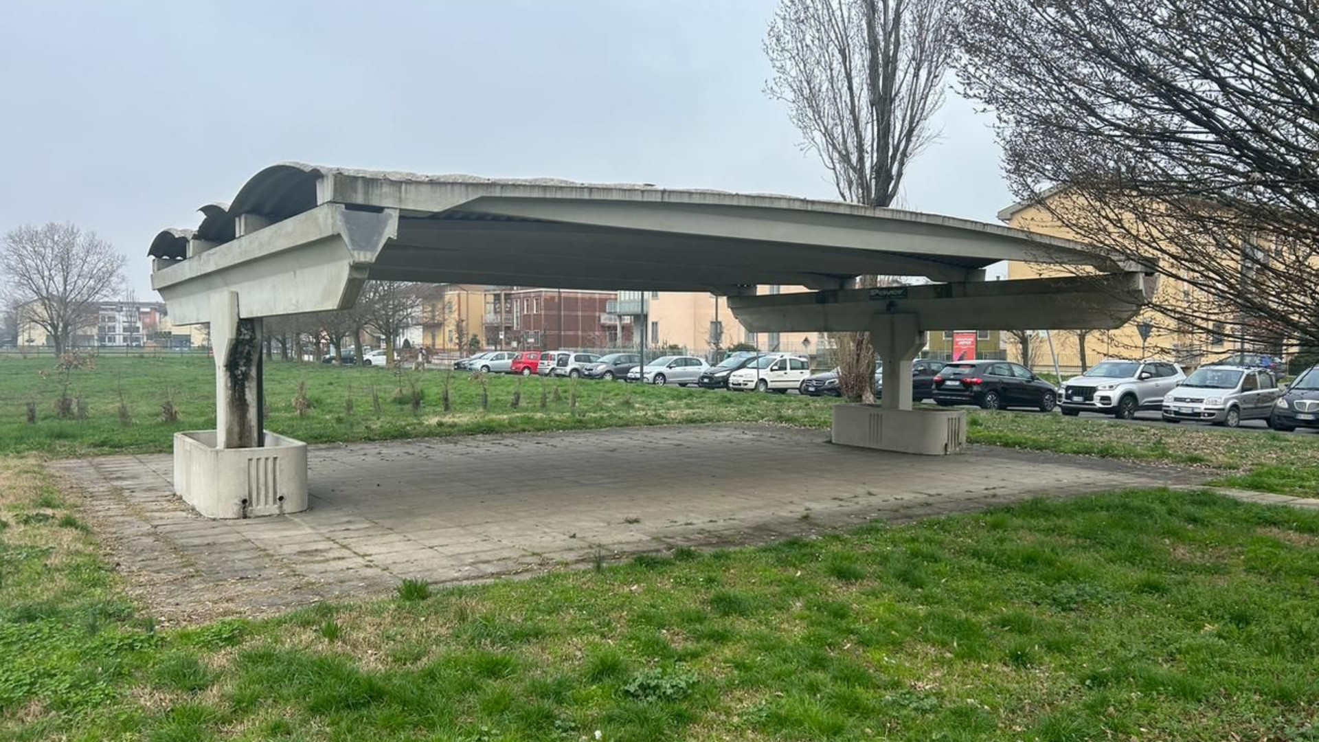 Borgotrebbia, alberi secchi e gazebo vuoto. Il Comune promette più cura e sicurezza