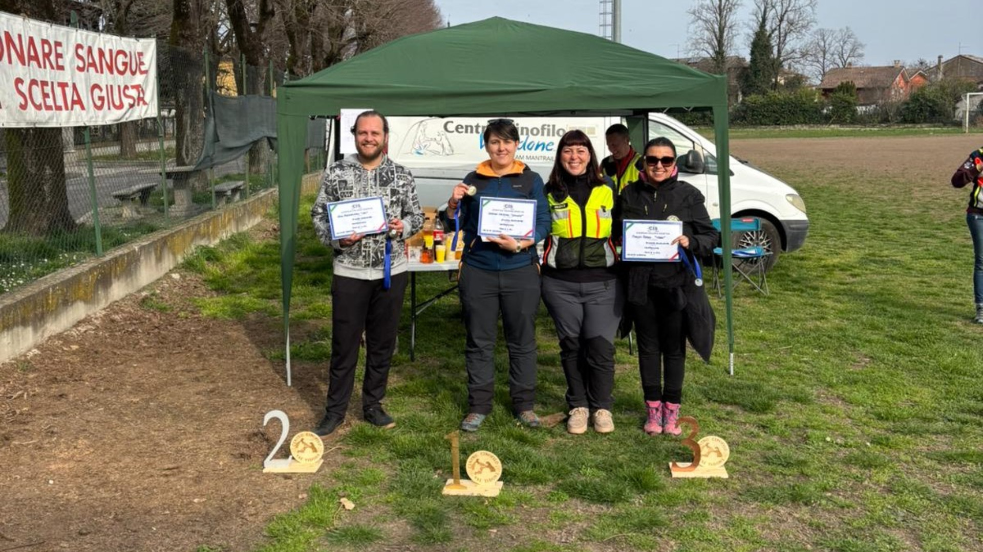 Ricerca di persone con il fiuto del cane, a Sarmato gara di mantrailing