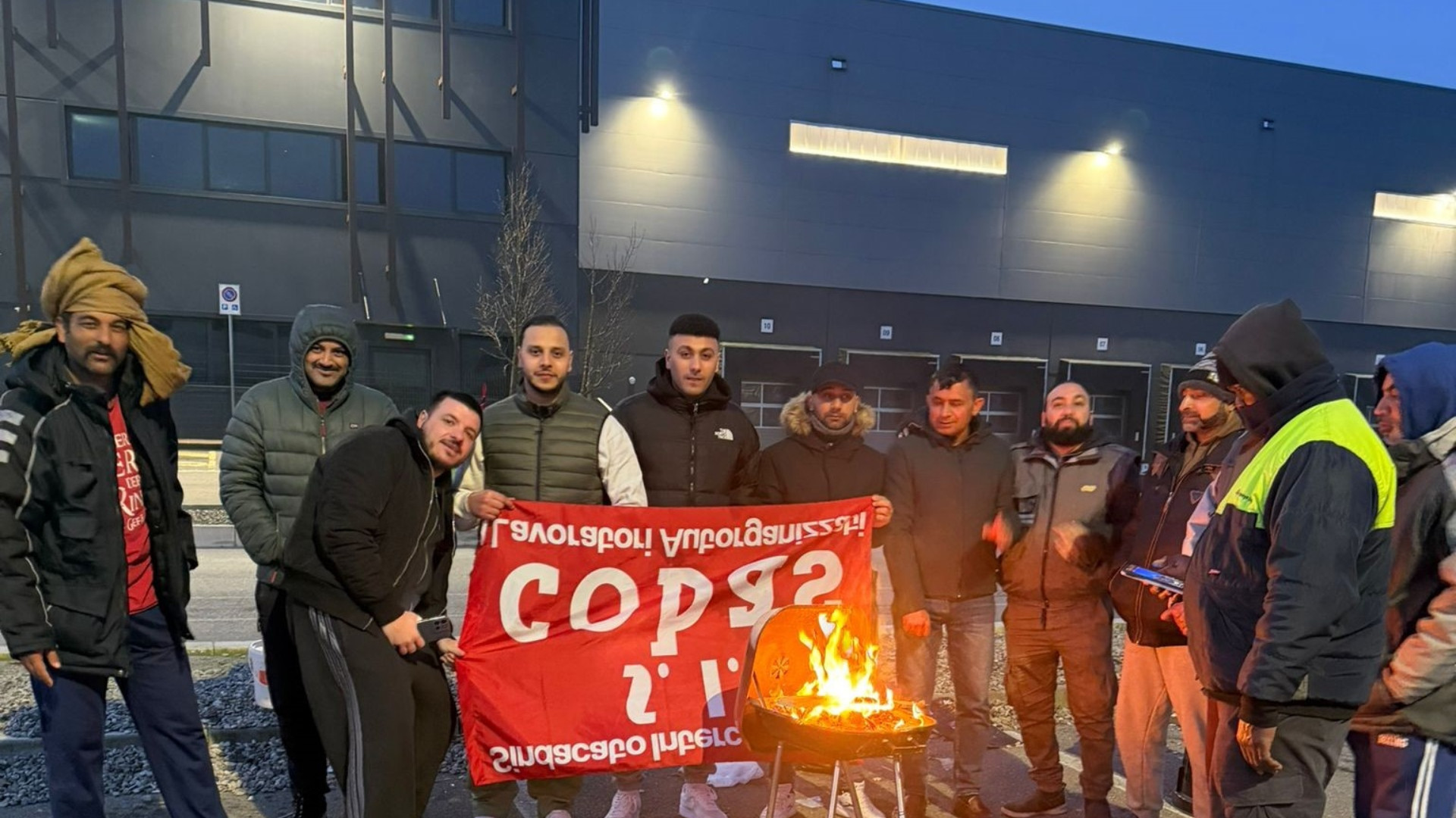 Salari più dignitosi, protesta SI Cobas a Castel San Giovanni