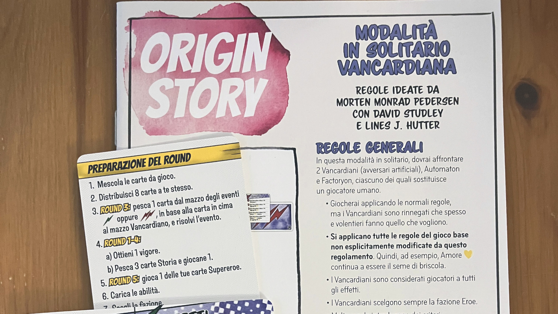 Origin Story: un gioco di carte che racconta la nascita di un supereroe