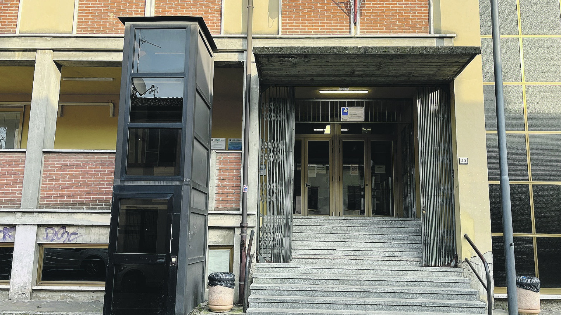 La sede dell’Istituto comprensivo Terre del magnifico a Cortemaggiore - foto Paderni