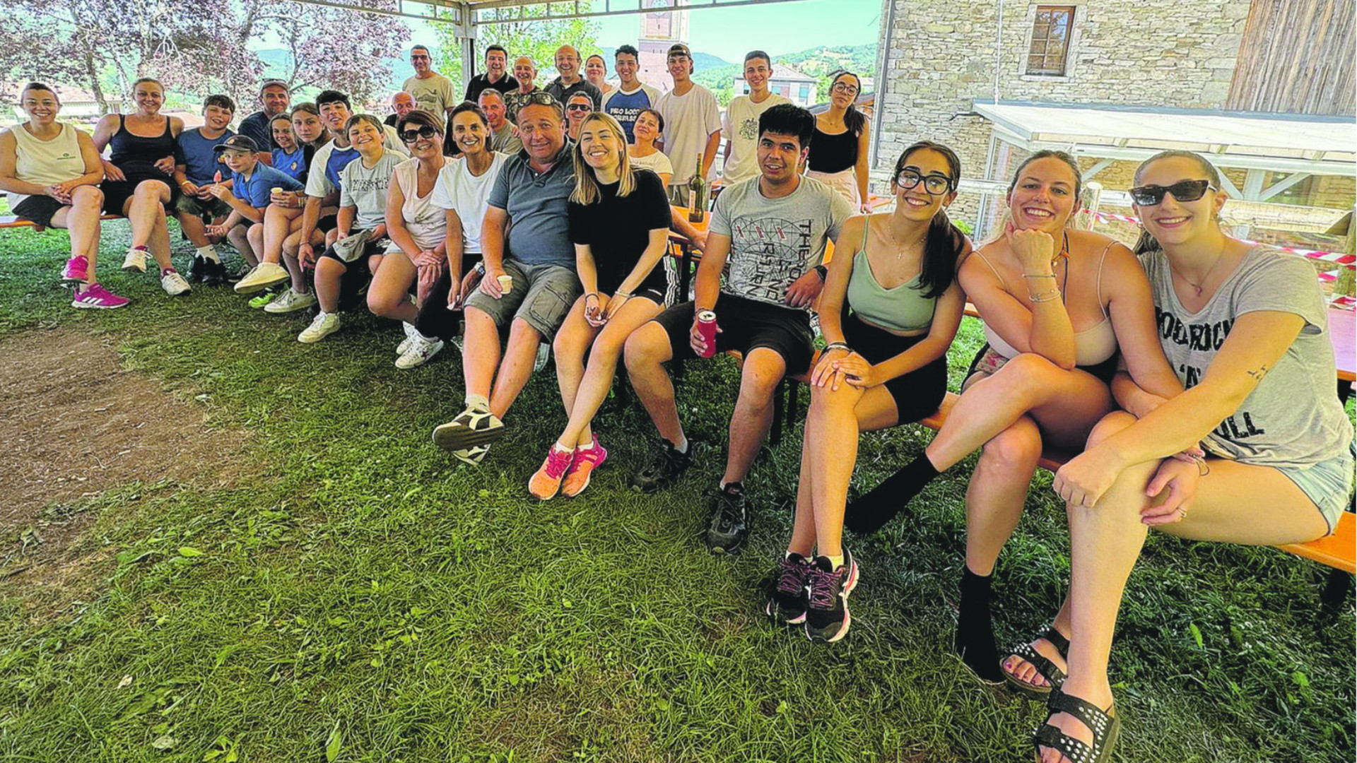 I volontari della Pro loco in una foto scattata l’estate scorsa - foto Duani