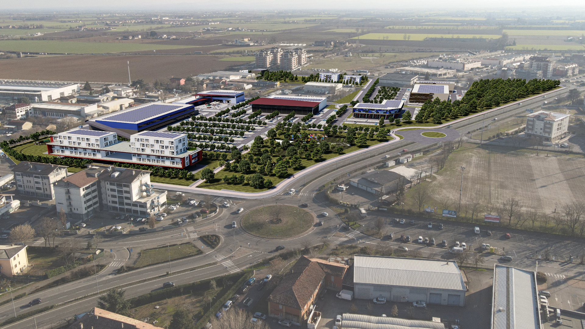 Ex Camuzzi, avanti con il cantiere: rotonda e Globo in estate, supermercato Maxidi entro l'anno