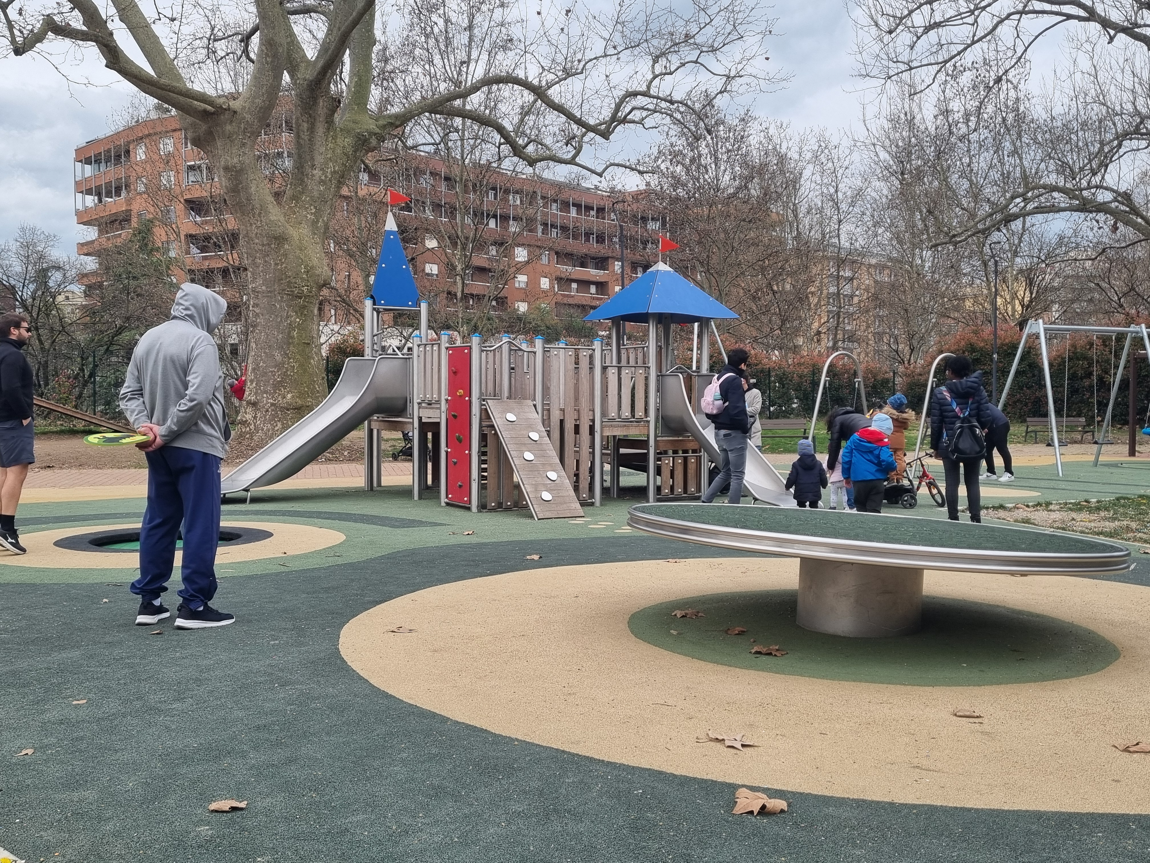 La riapertura del parco giochi