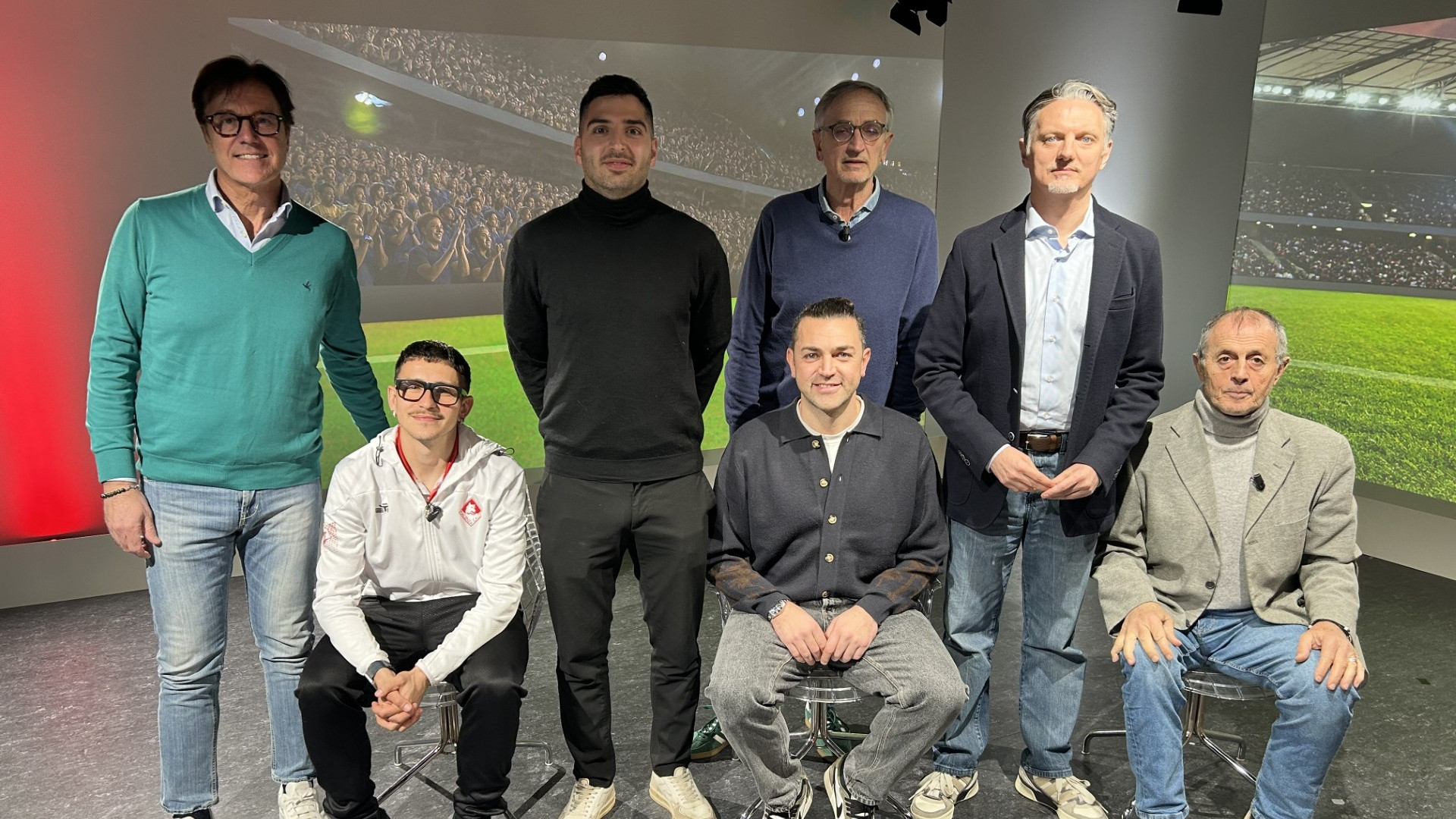 Gli ospiti della puntata di Zona Calcio andata in onda su Telelibertà