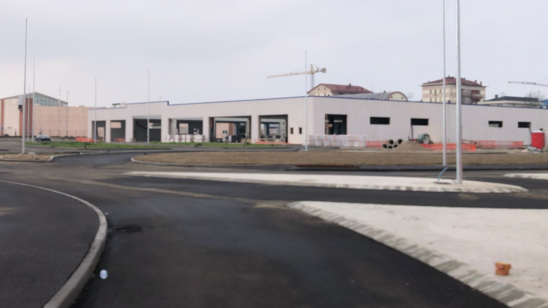 Lo stato attuale del cantiere dell’ex “ecomostro” in via Goitre