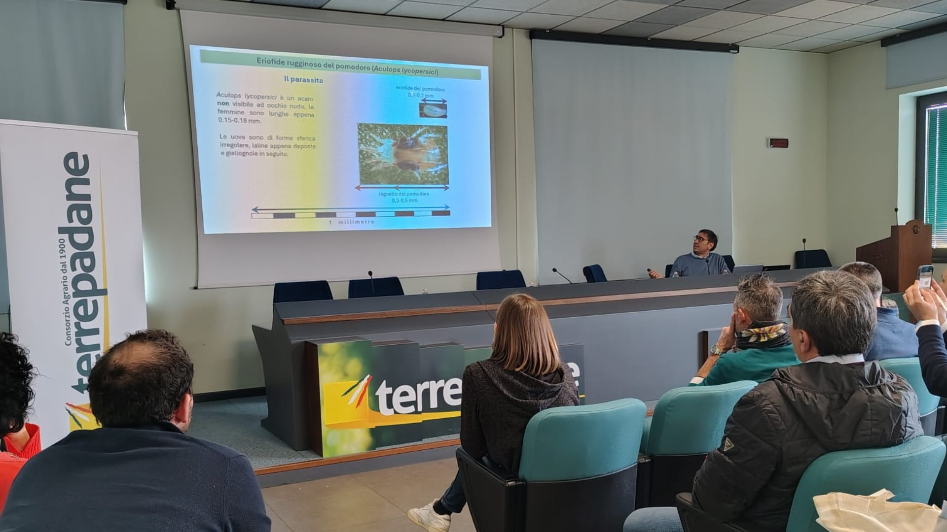 Un momento dell’incontro di approfondimento di Terrepadane