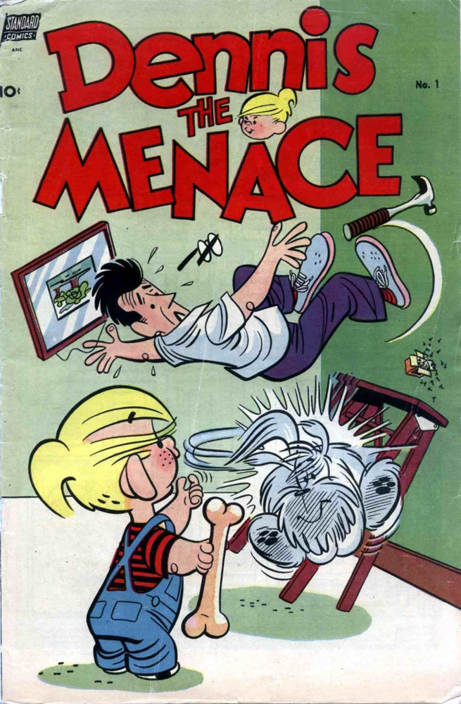 Dennis the Menace di Hank Ketcham sulle copertine degli anni 60