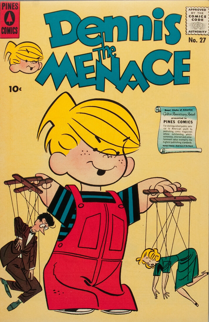 Dennis the Menace di Hank Ketcham sulle copertine degli anni 60
