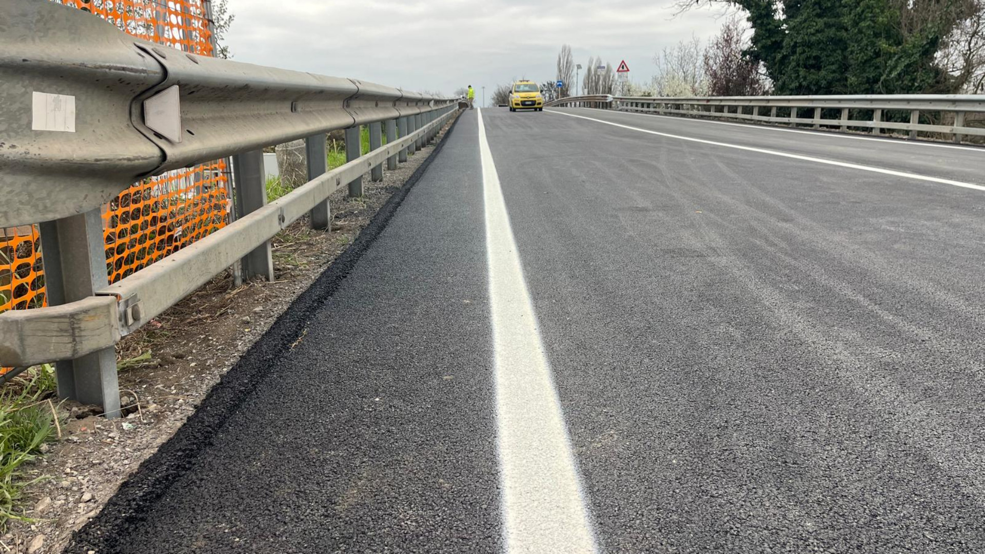 Tutto pronto per il ritorno delle auto sulla Via Emilia