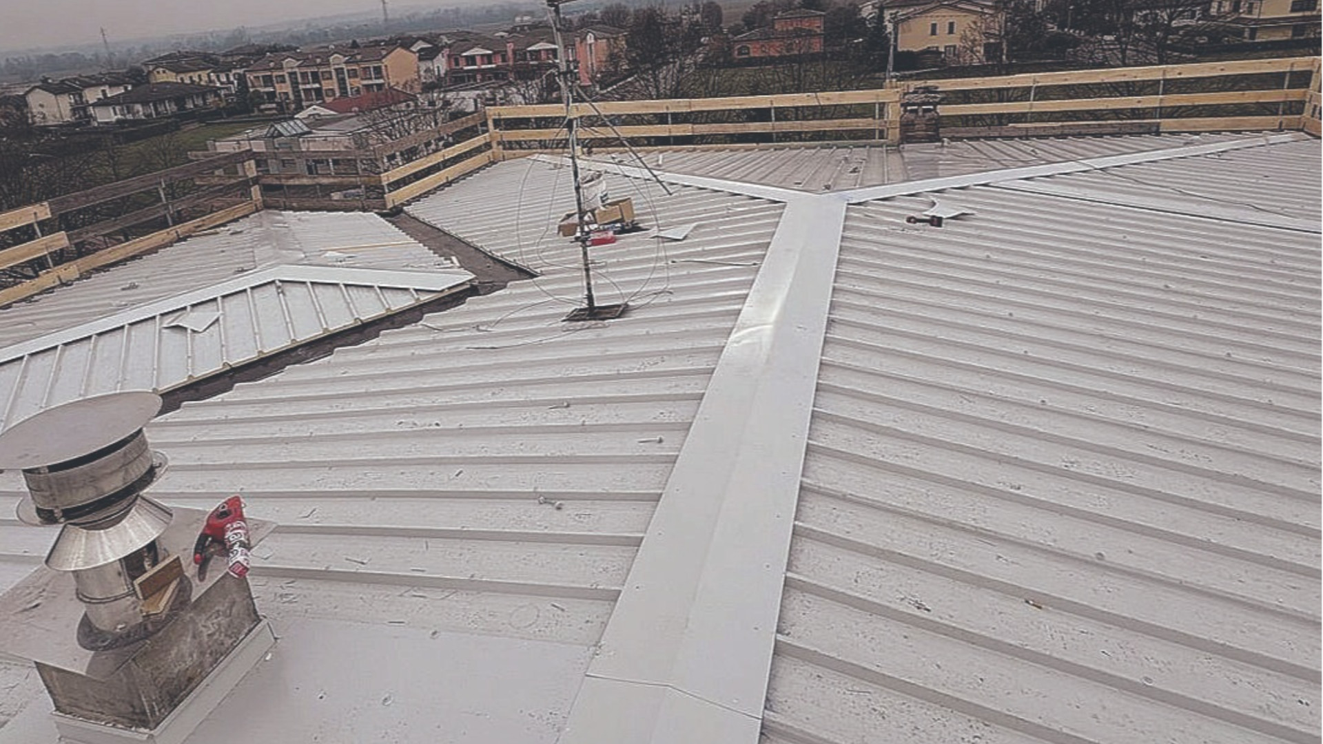 Il tetto dopo l'intervento