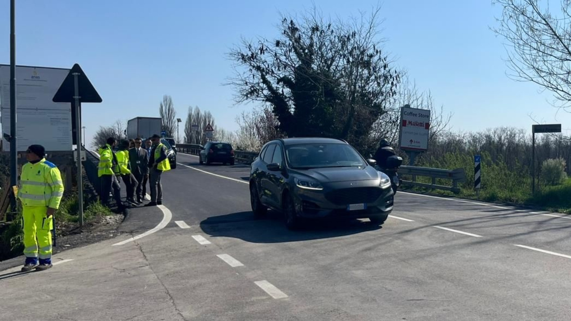 Via le transenne, riaperto il ponte sul Nure