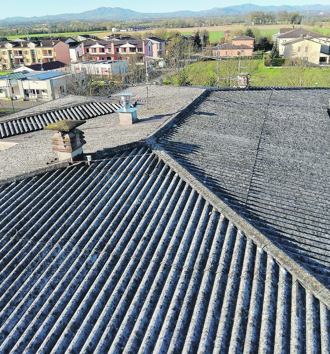 Il tetto prima dell'intervento