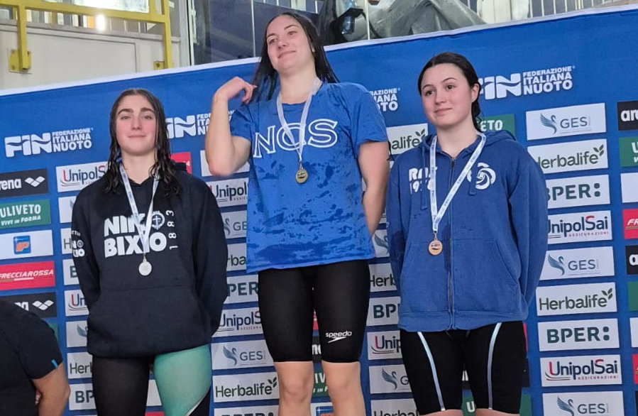 Cecilia Ricci con l’argento sul podio