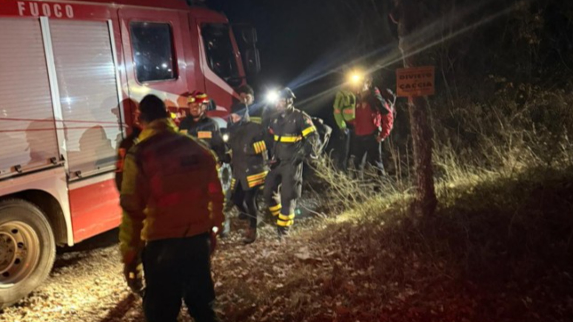I soccorritori in azione sul monte Armelio - © Libertà/Nicolas Casati