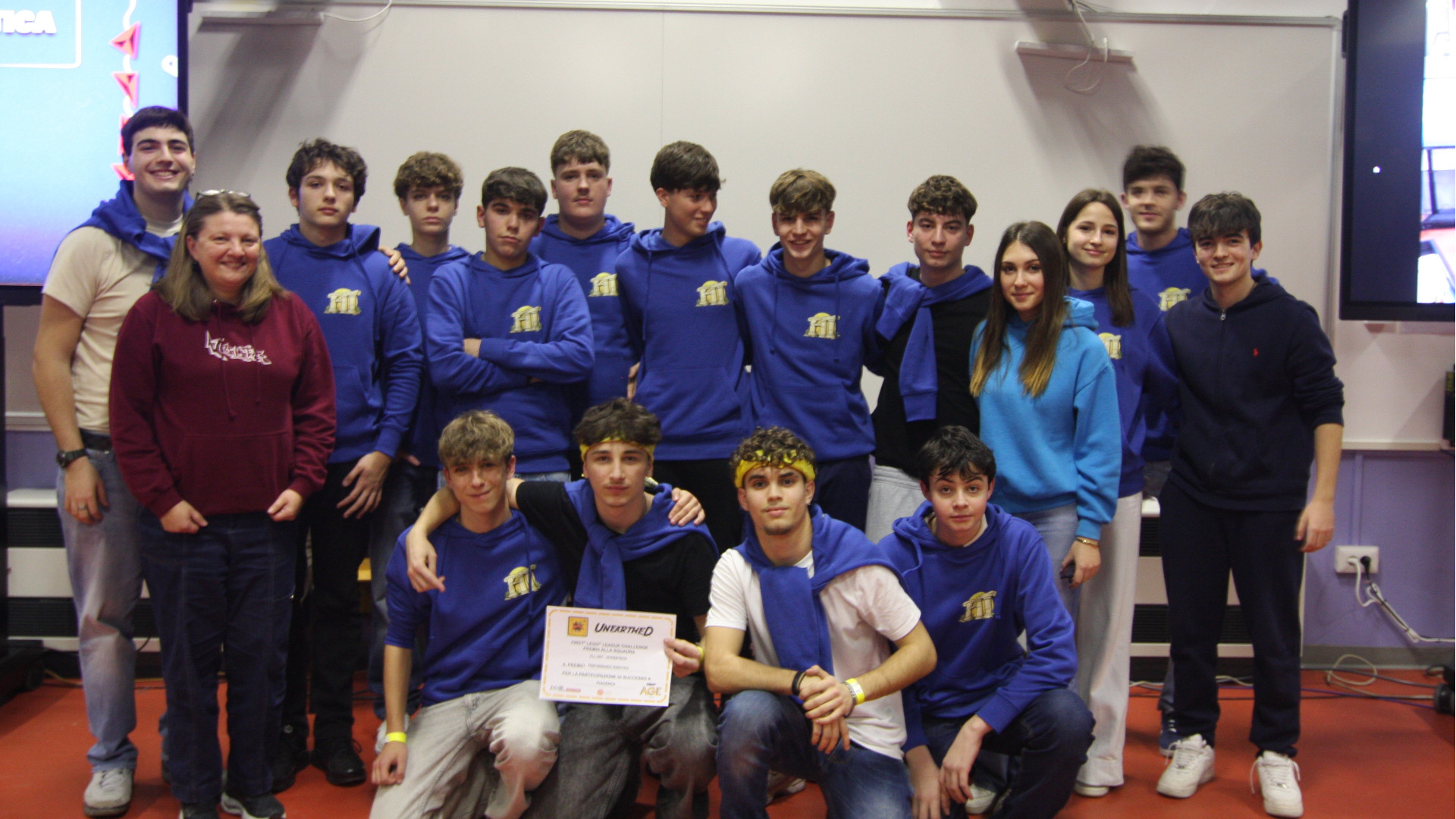 Con la carriola E-Tr3Ch i giovani del Volta volano in finale di robotica