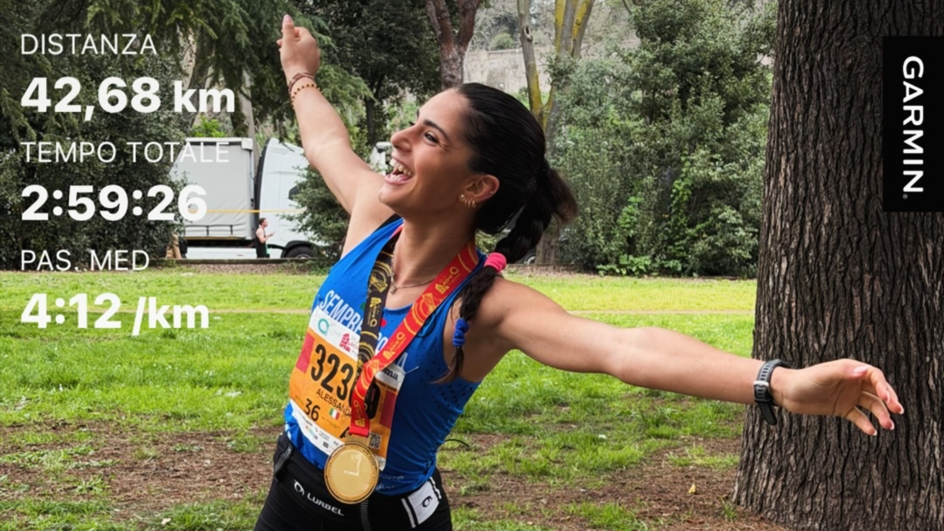 Ale Carlà super alla Maratona di Roma: ottava tra le migliori italiane