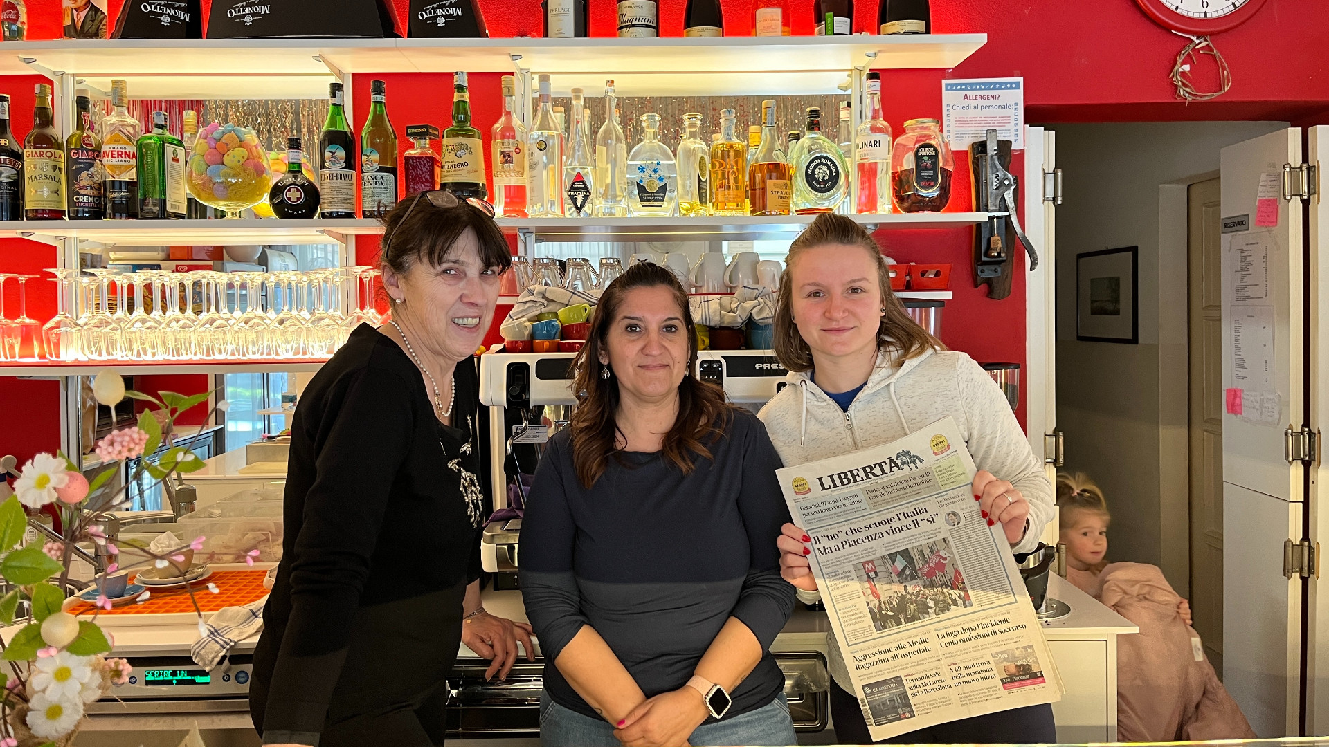 Manuela Ucelli, Mariella Mazzola e Anastasia Vdovchenko