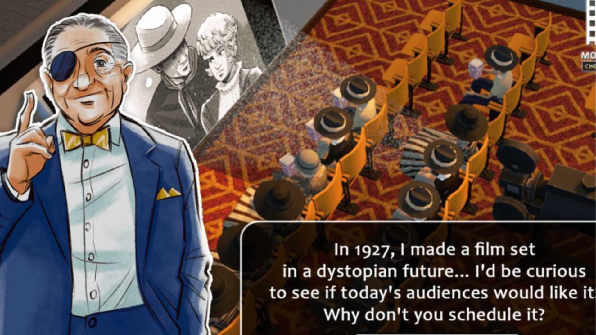 Un videogioco narra la storia delle sale cinematografiche