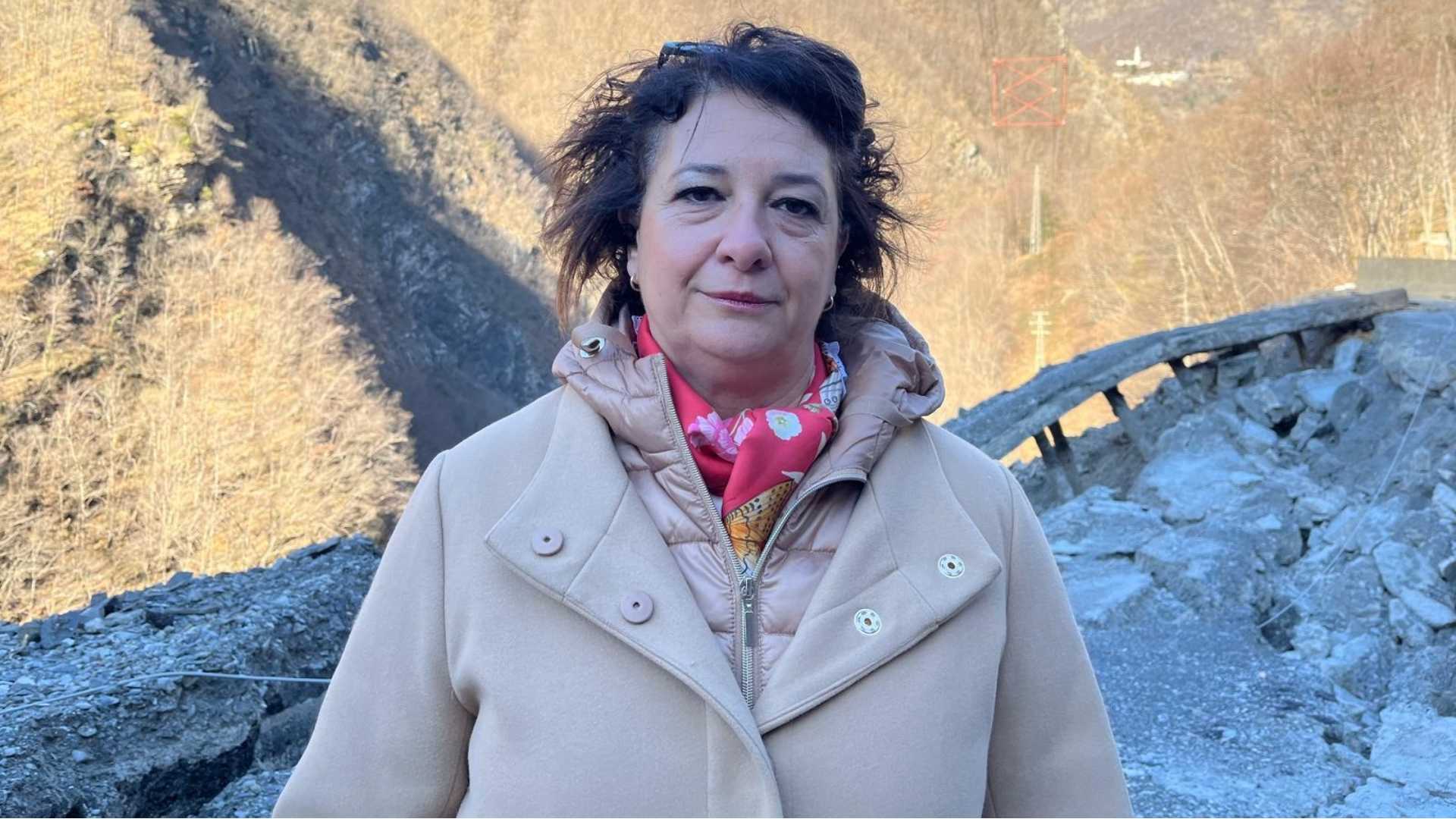La sindaca di Ferriere Carlotta Oppizzi