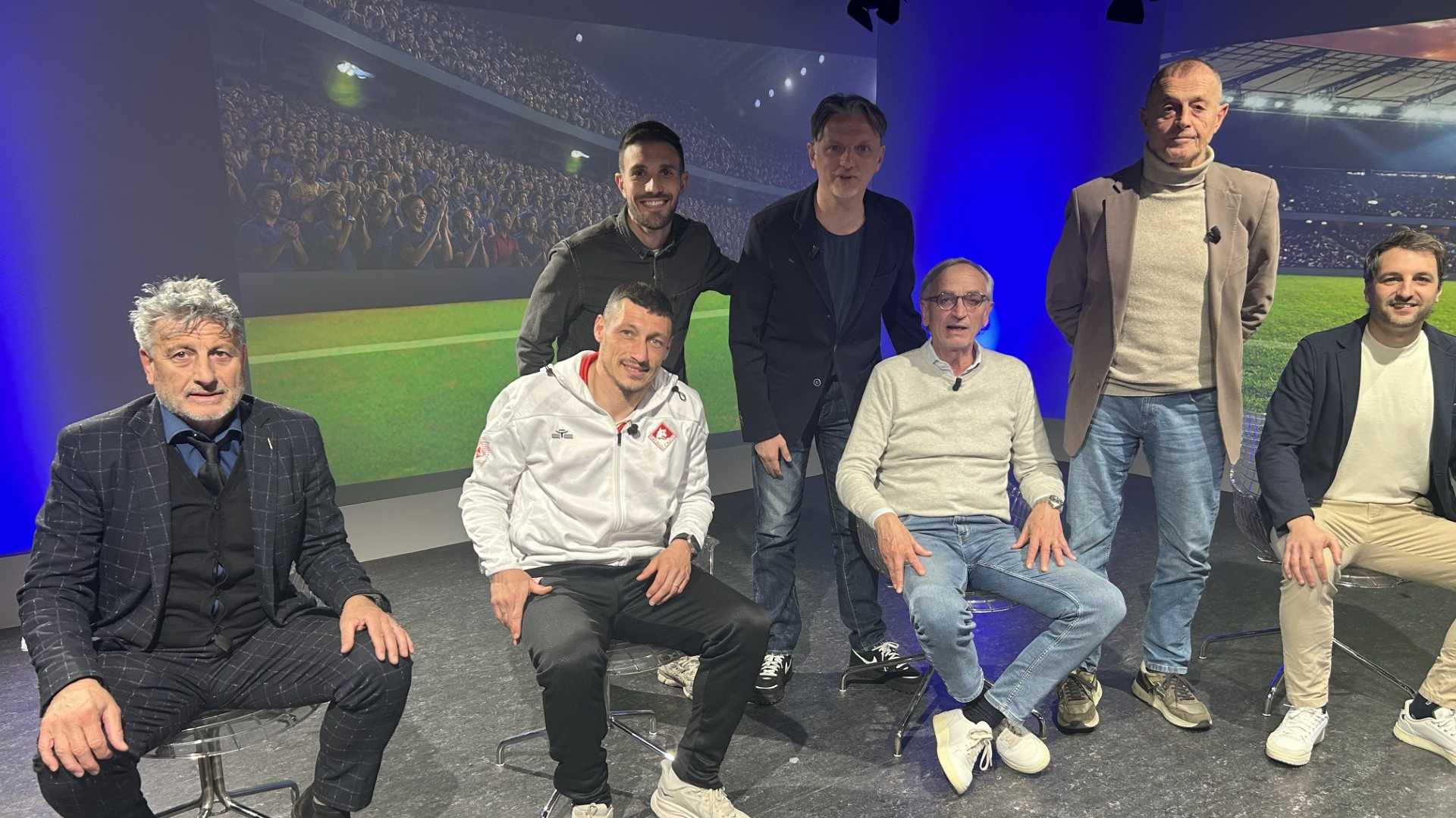 I protagonisti della puntata di ieri sera di Zona Calcio su Telelibertà